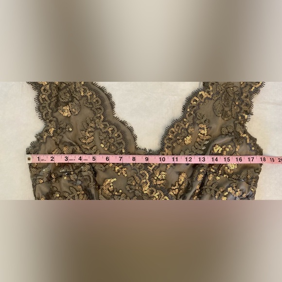 Tadashi Shoji Size 12 Sequin Cocktail Dress - Picture 14 of 16